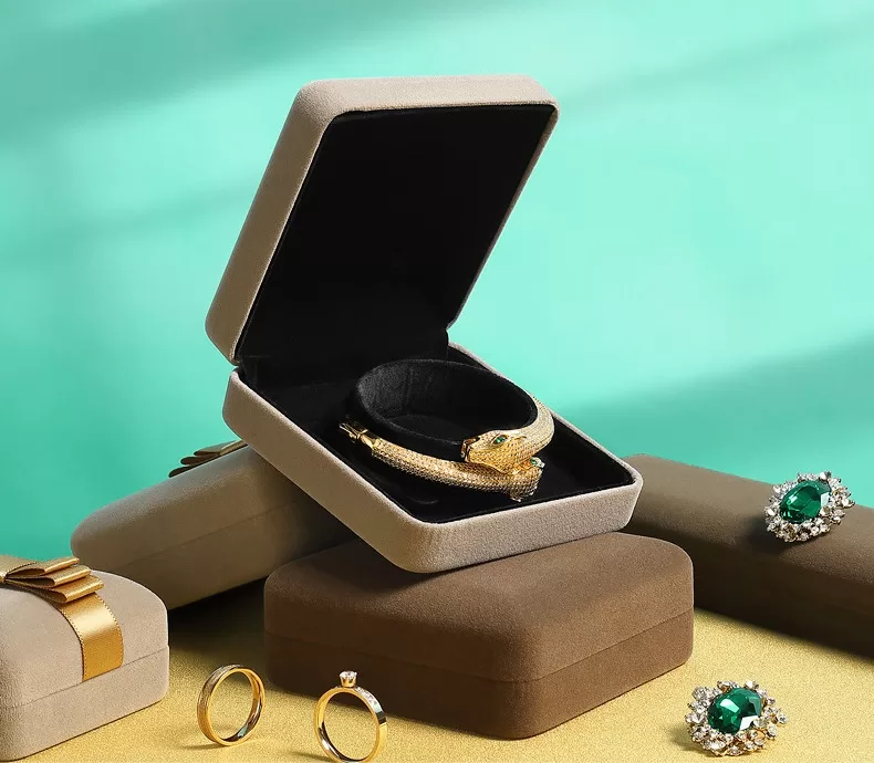 Velvet jewelry box with bow,box ring size,valentine gift box,plain trinket box