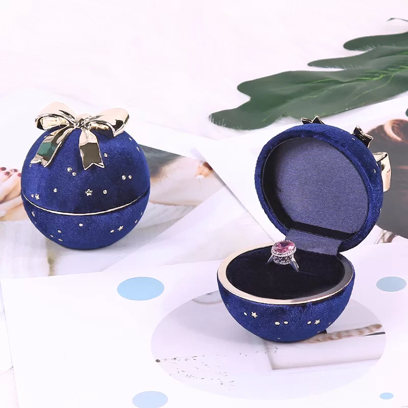 egg shaped trinket box,valentine's day gift box ideas,navy blue ring box,box ring gold