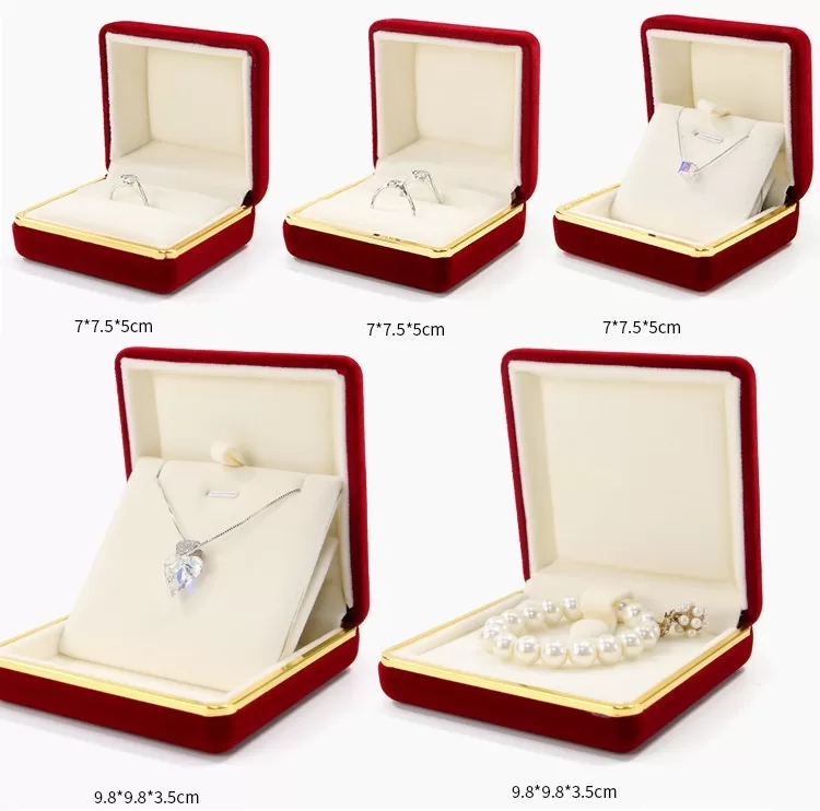 velvet jewelry box necklace, velvet case earrings, velvet bracelet box, most popular jewelry boxes