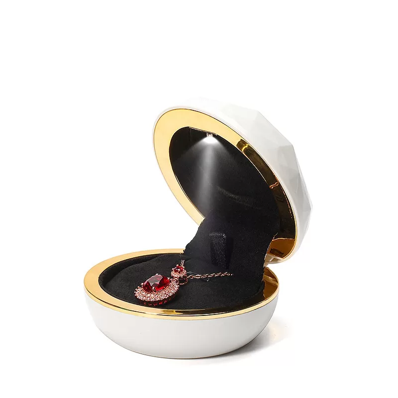 shell shaped jewellery box, shell engagement ring box, jewelry box heart shaped, lightbox earrings