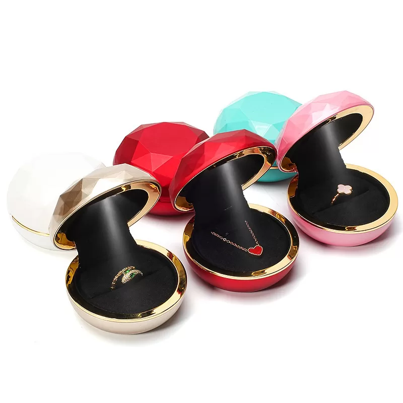 shell shaped jewellery box, shell engagement ring box, jewelry box heart shaped, lightbox earrings