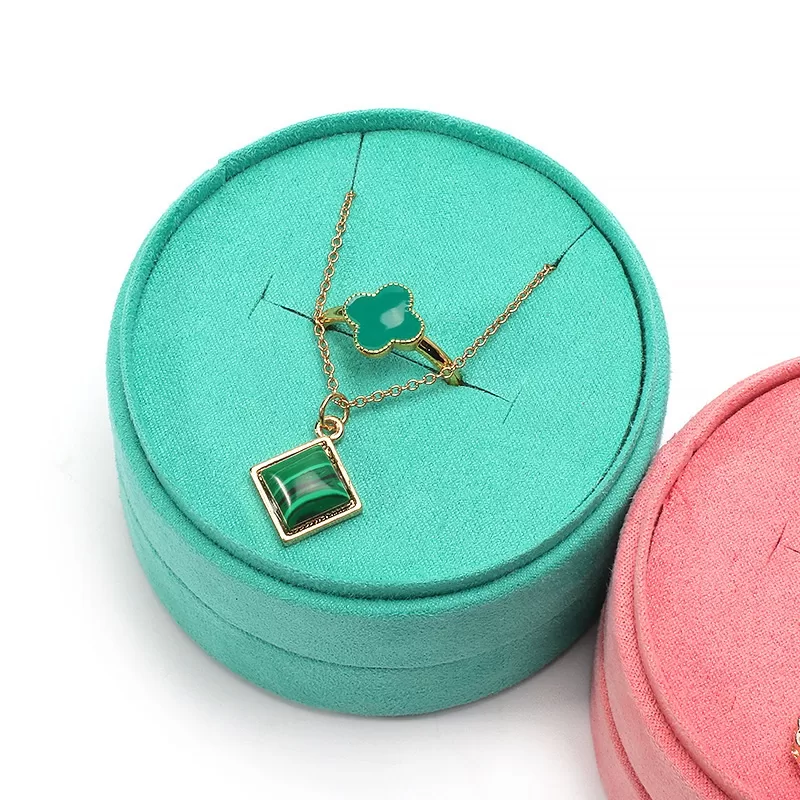 round velvet jewellery box, fine jewelry box, princess trinket box, jewellery set box online