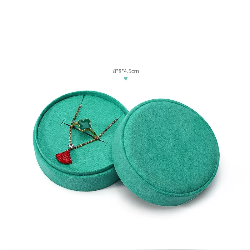 round velvet jewellery box, fine jewelry box, princess trinket box, jewellery set box online