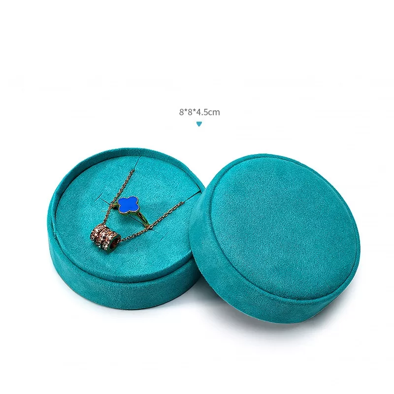 round velvet jewellery box, fine jewelry box, princess trinket box, jewellery set box online