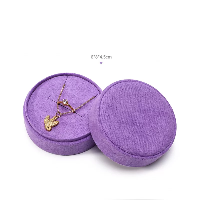 round velvet jewellery box, fine jewelry box, princess trinket box, jewellery set box online