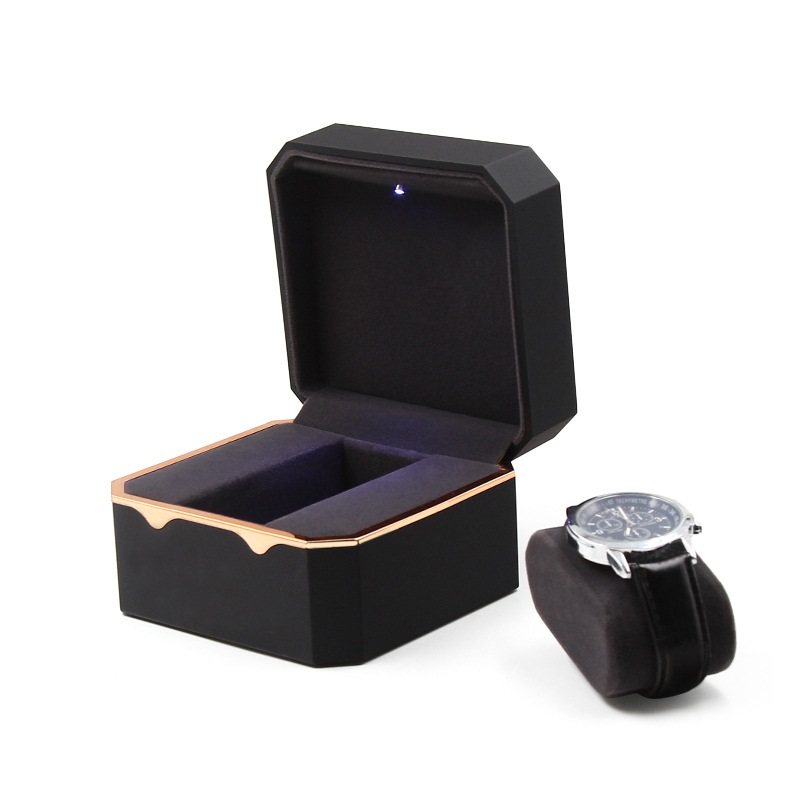 watch box with led light,the watch case,luxury watch collection box
