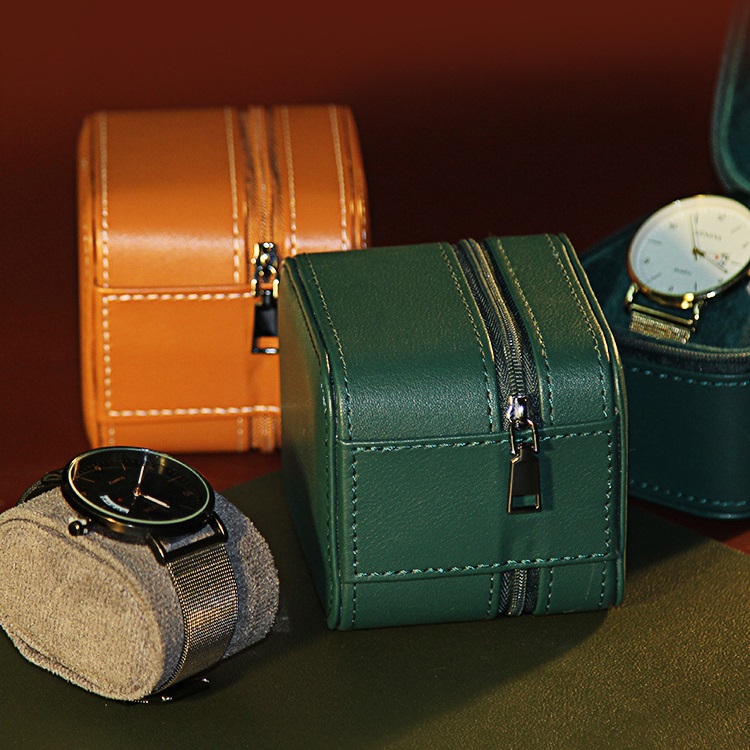 zippered travel jewelry case, watch collection box for gents, luxury single watch box