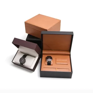 Men's Watch Organizer set packaging box Watch packaging case set box pendant roman watch necklace box