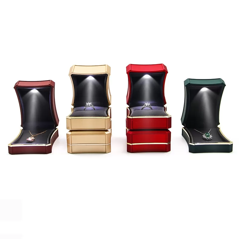 light box for ring, engagement ring case with light, led necklace box, led jewelry storage