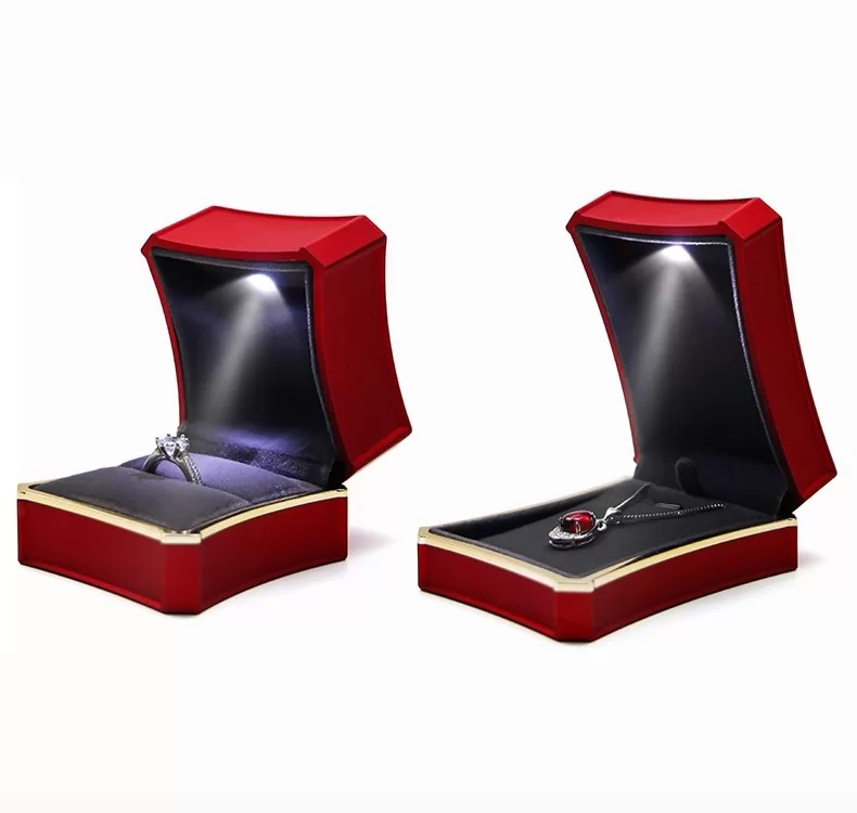 light box for ring, engagement ring case with light, led necklace box, led jewelry storage