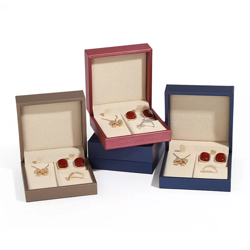 ring set box, ring earing necklace box, jewelry set packaging box