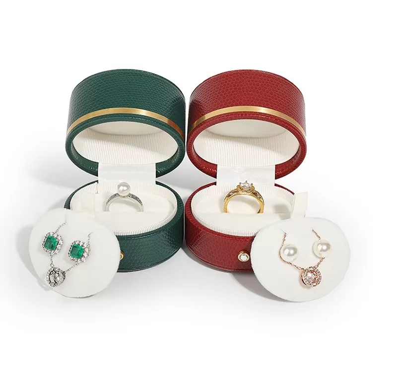 amazon prime jewelry box, small round trinket box, small leather jewelry case, cute jewelry case