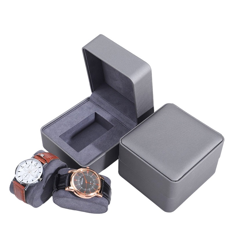 leatheretter watch box with suede pillows