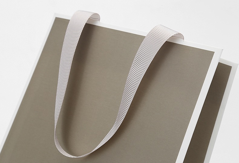 ribbon rope handles silver gift bags