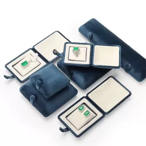 Velvet Shell Jewelry Box Wholesale | Vintage Seashell Display Case | Series JB-077