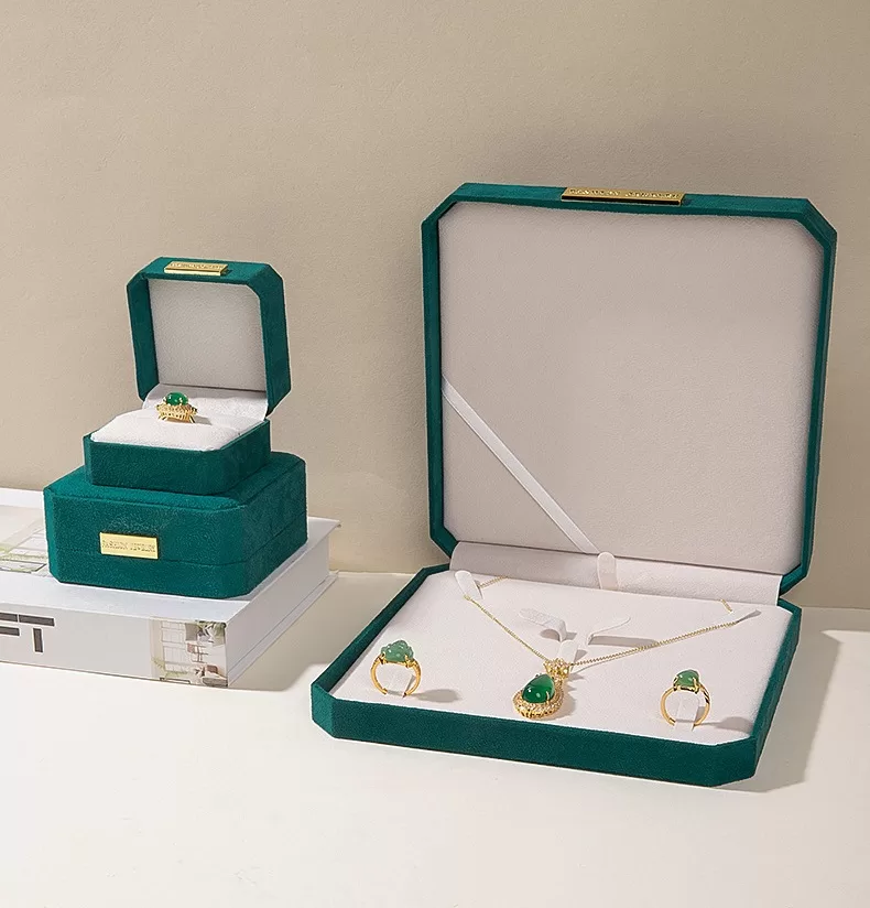 pearl necklace storage case, korean mother of pearl jewelry box, rose gold earring holder, vintage velvet box