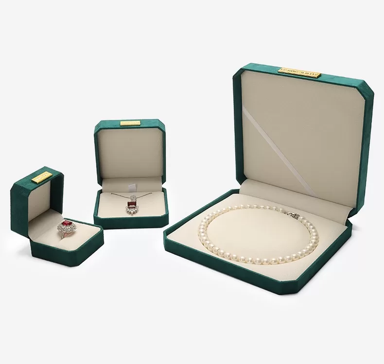 pearl necklace storage case, korean mother of pearl jewelry box, rose gold earring holder, vintage velvet box