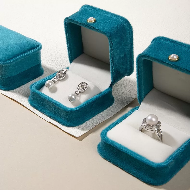 jewelry velvet box,velvet rings,jewelry trinket,ring box for gift