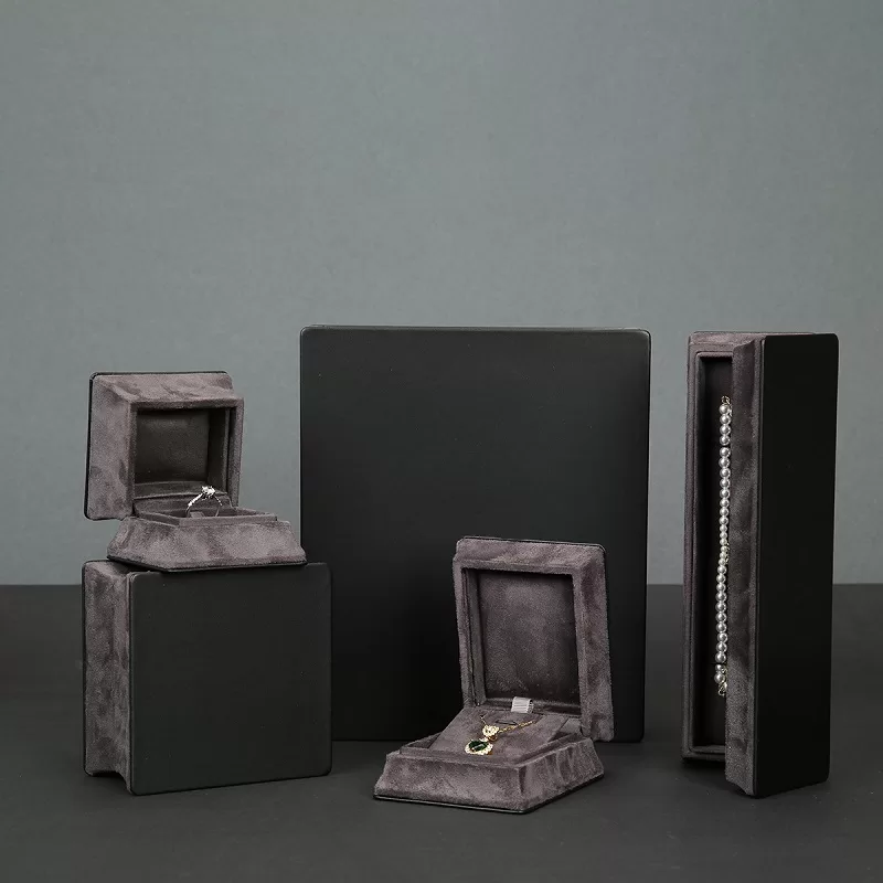 Luxury curved jewelry box set wholesale