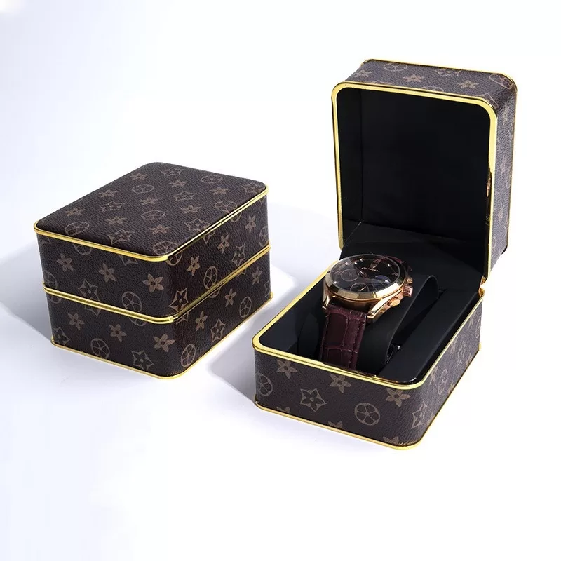 Luxury leather watch box for men,Vintage-style antique watch storage case,Executive watch case for business travelers,watch box for collectors