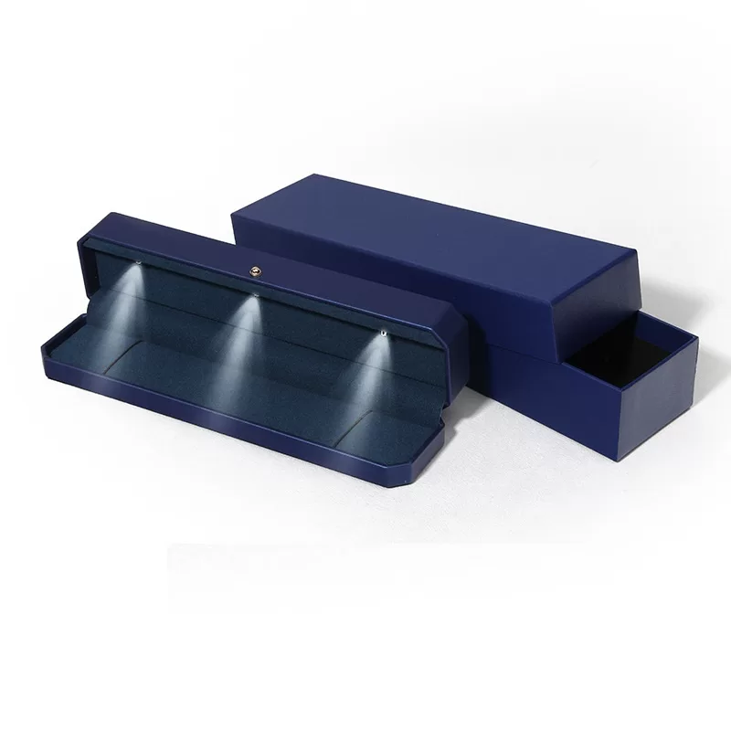 light box for jewelry,octagonaljewelry box with LED,engagement ring box with light,led ring box