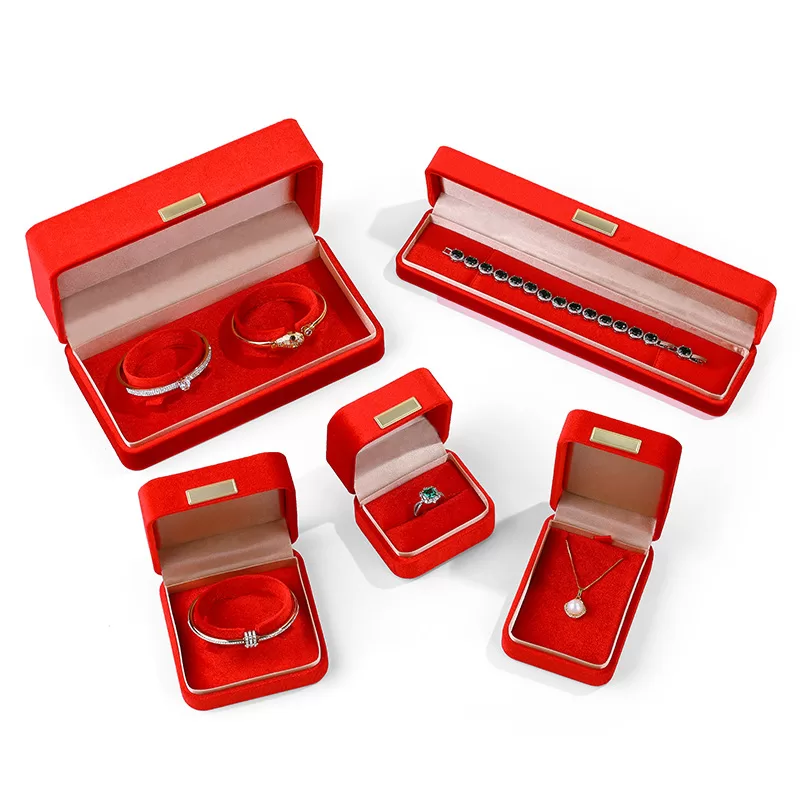 korean velvet jewelry storage box,korean fleece jewelry organizer,soft velvet jewelry box,polyester korean velvet jewelry box