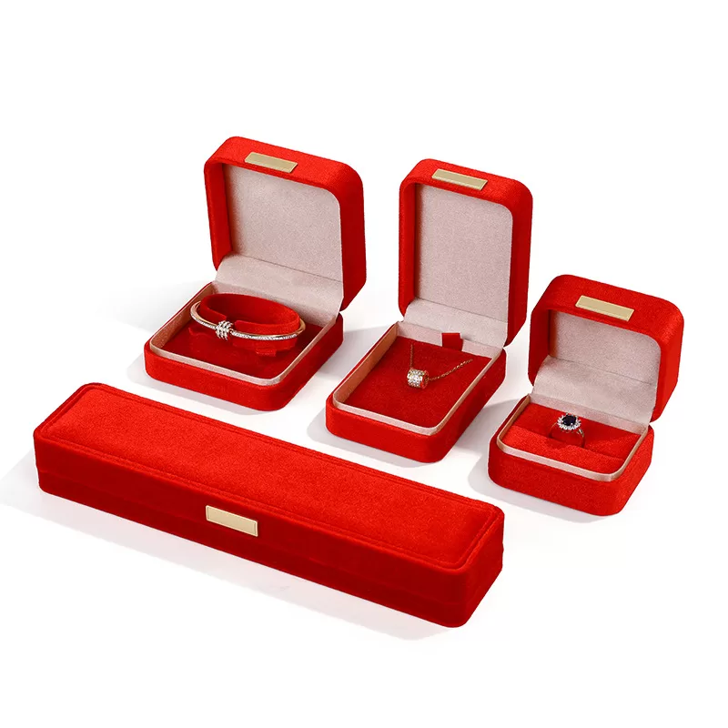 korean velvet jewelry storage box,korean fleece jewelry organizer,soft velvet jewelry box,polyester korean velvet jewelry box