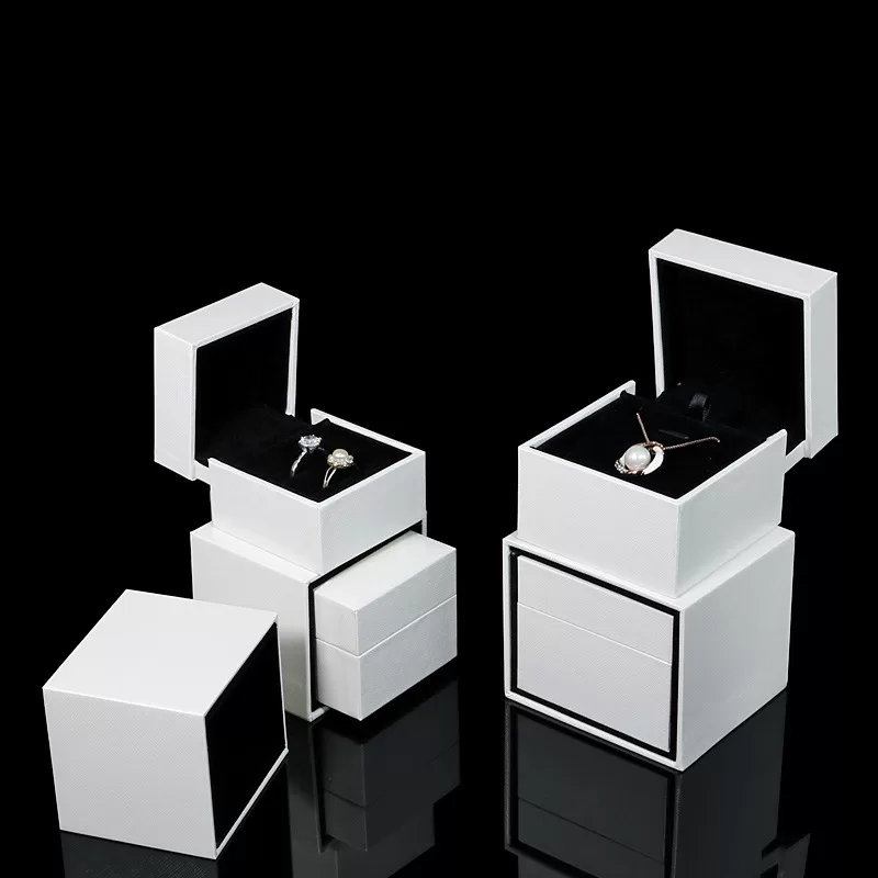 box-in-box with drawer mechanism,luxury nested drawer gift box,nested drawer box,drawer box with inner compartments