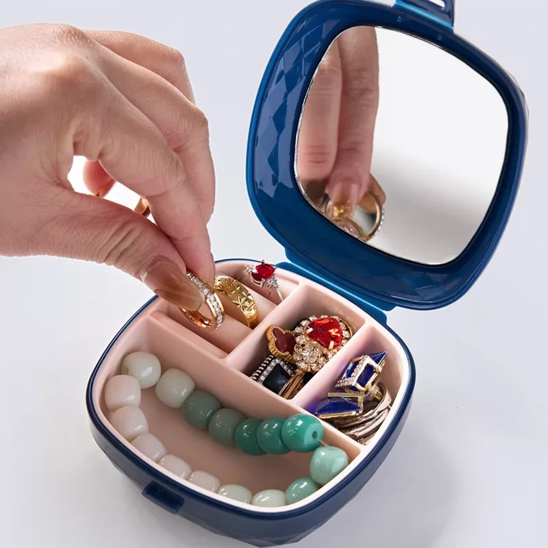 Non-slip plastics jewelry tray,plastics jewelry box for earrings and rings,plastics jewelry organizer for small items,plastics jewelry case for travel