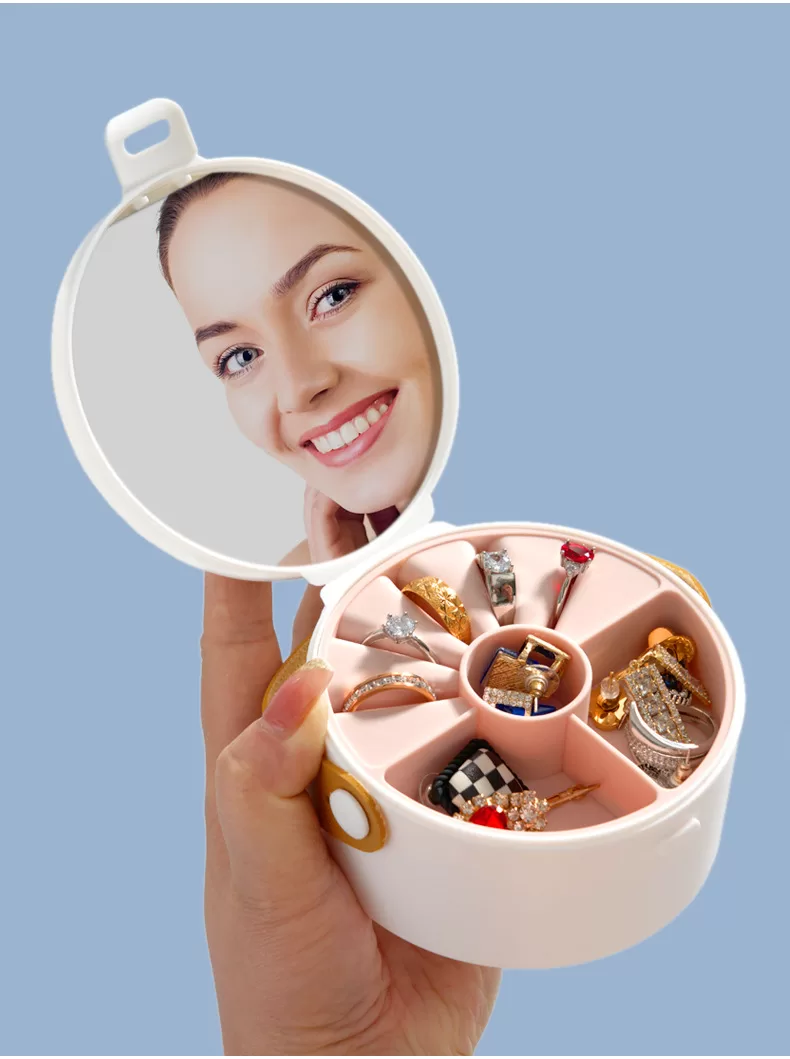 silicone jewelry box with compartments,silicone jewelry storage for daily use,luxury silicone jewelry organizer,custom silicone jewelry case