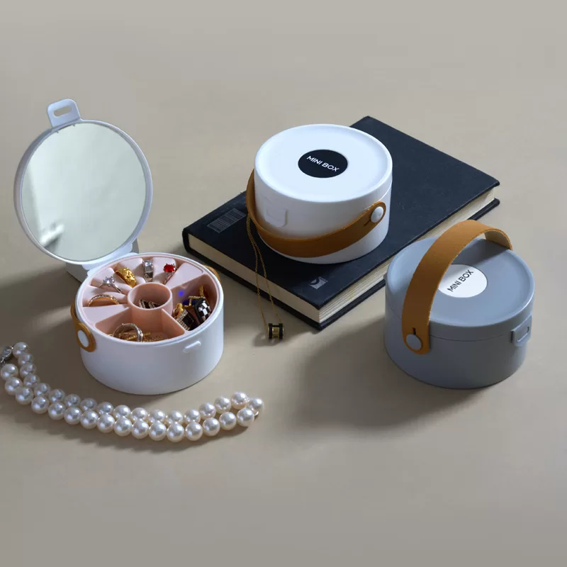 silicone jewelry box with compartments,silicone jewelry storage for daily use,luxury silicone jewelry organizer,custom silicone jewelry case