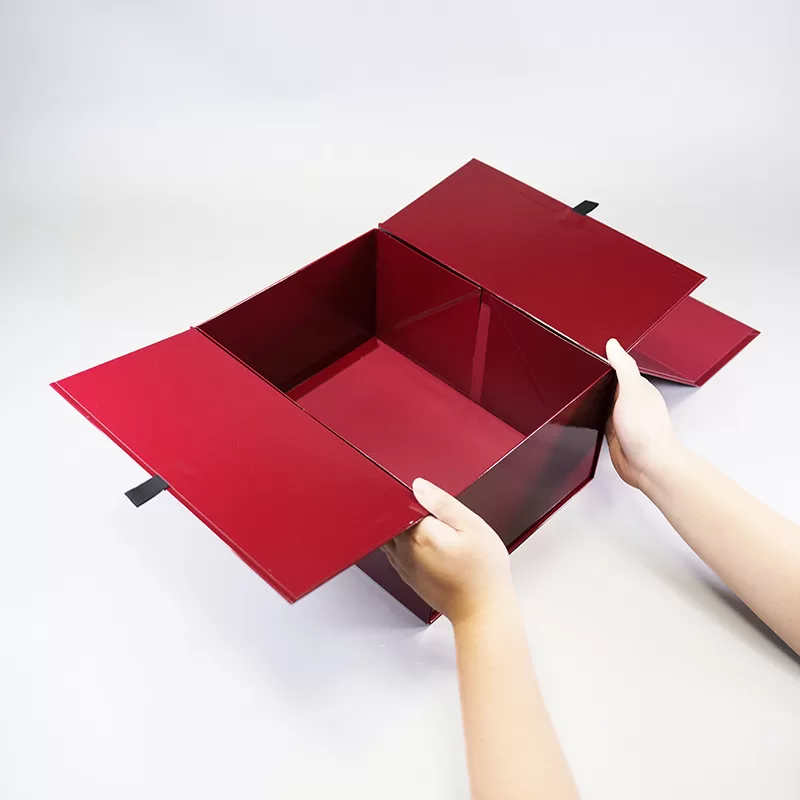 Collapsible gift boxes to save space,Space-saving gift boxes,Custom rigid folding cardboard boxes wholesale