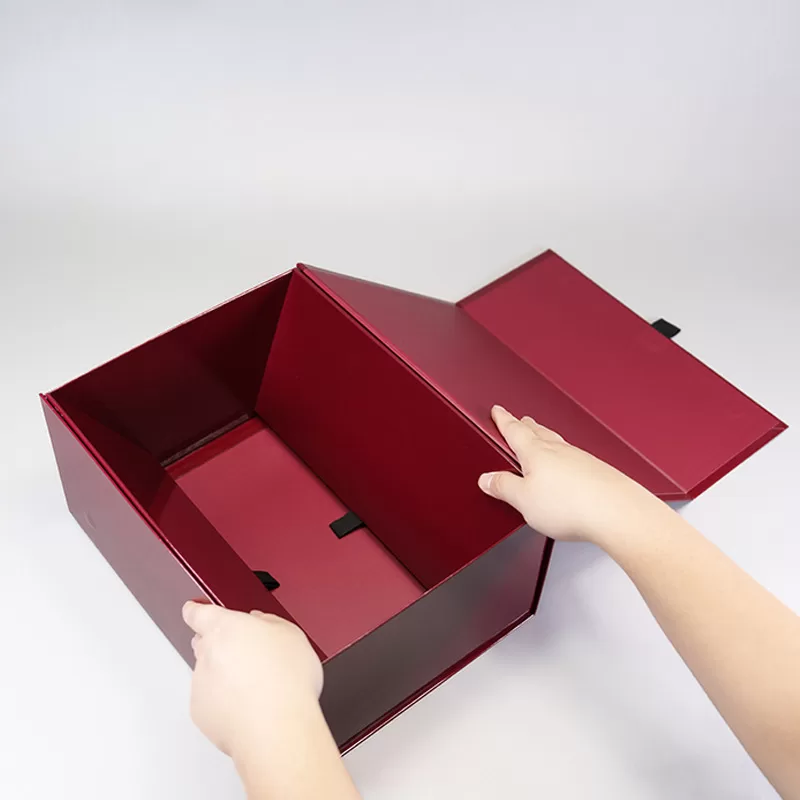 Collapsible gift boxes to save space,Space-saving gift boxes,Custom rigid folding cardboard boxes wholesale