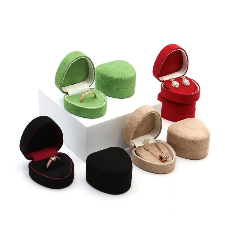 Elegant blue microfiber jewelry organizer for earrings and pendants