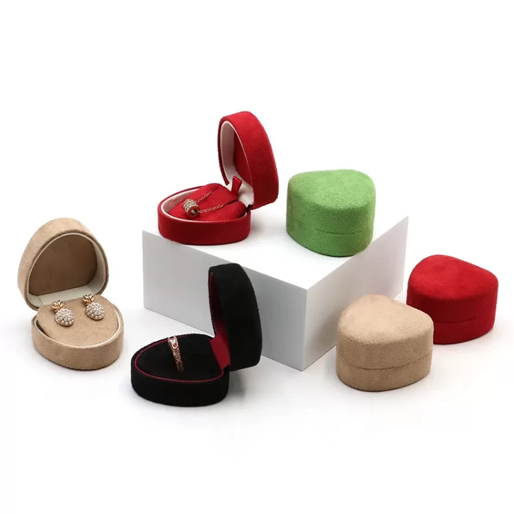 Elegant blue microfiber jewelry organizer for earrings and pendants