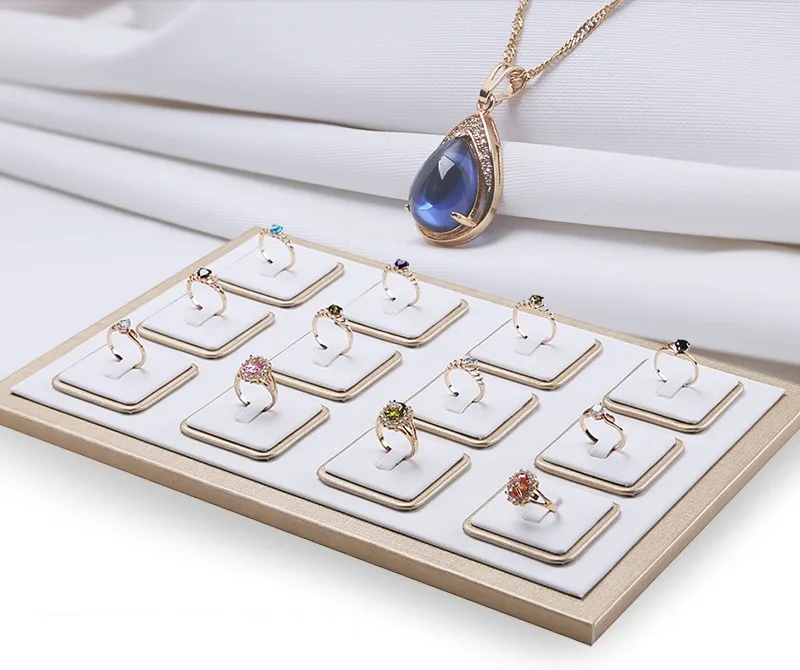 Large 12-slot ring organizer tray wholesale